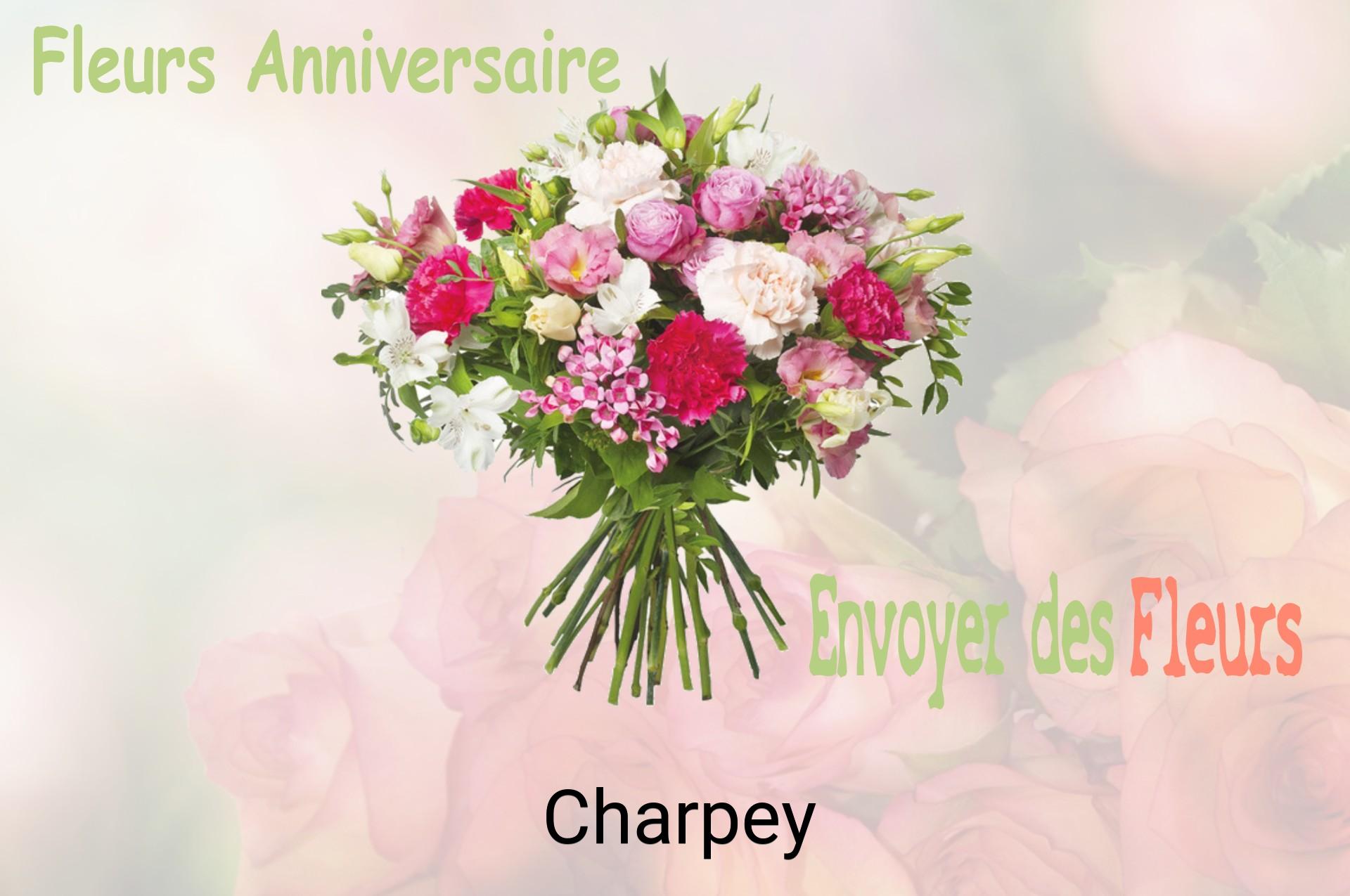 Bouquet de fleurs d’anniversaire livré à Charpey